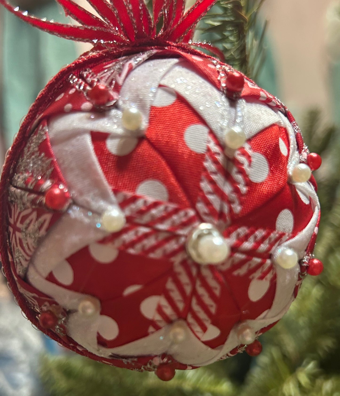 3" Fabric Christmas Ornament