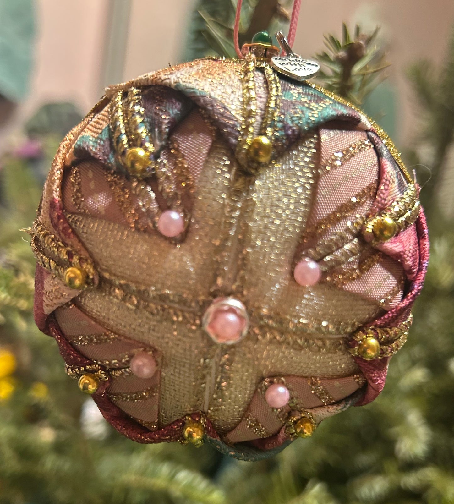 3" Fabric Christmas Ornament