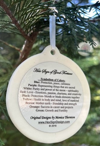 Christmas Ornaments - ceramic set of 5