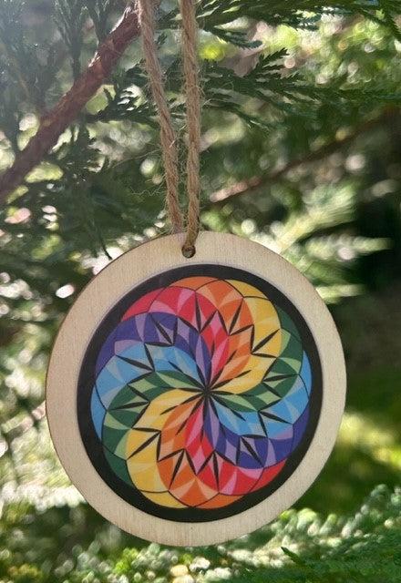 Christmas Ornaments - Wooden set of 5