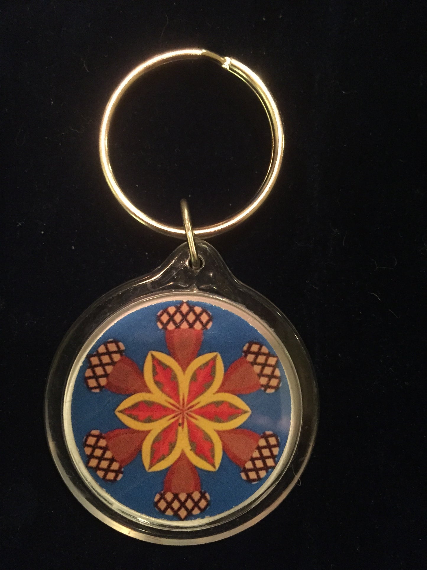 Keychain - Original Hex Sign Design - Good Fortune