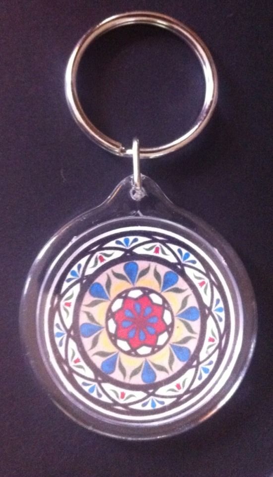 Keychain - Original Hex Sign Design - Good Fortune