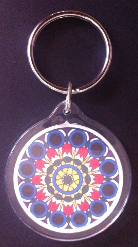Keychain - Original Hex Sign Design - Good Fortune