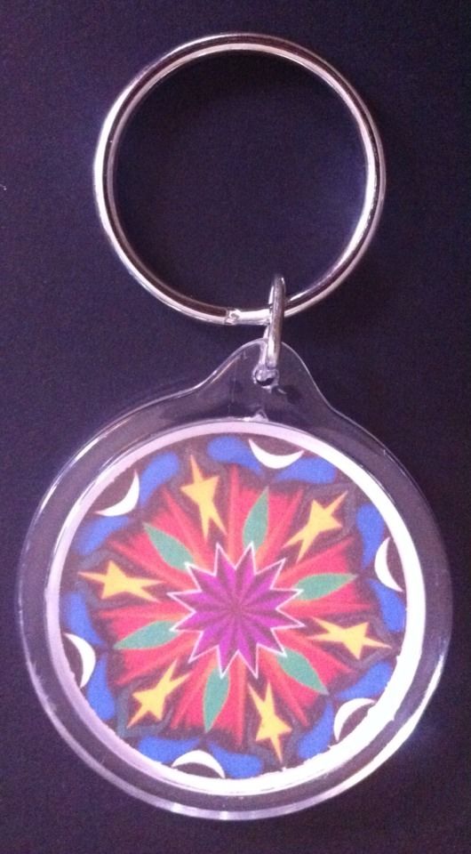 Keychain - Original Hex Sign Design - Good Fortune