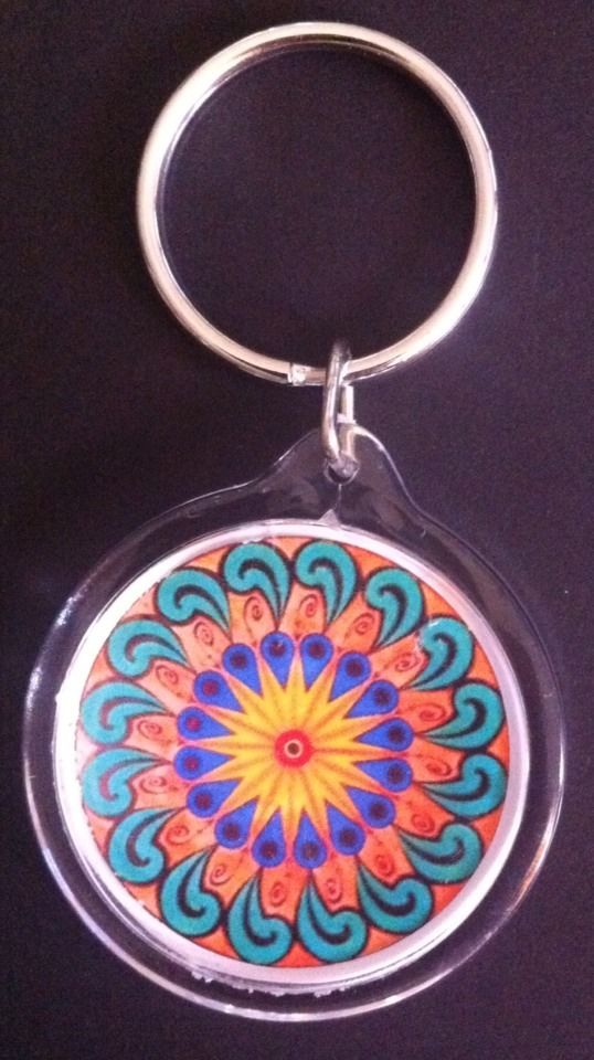 Keychain - Original Hex Sign Design - Good Fortune