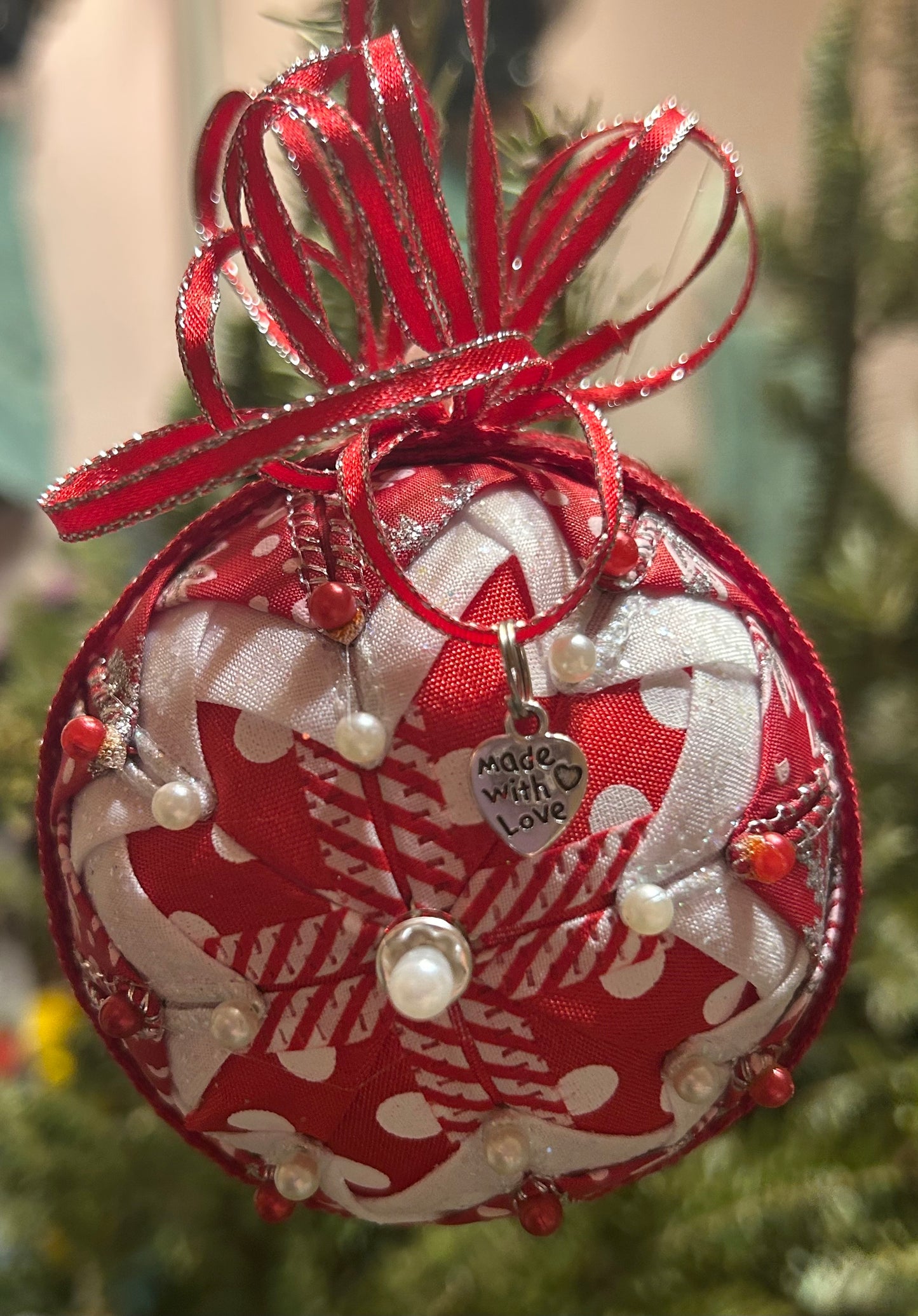 3" Fabric Christmas Ornament