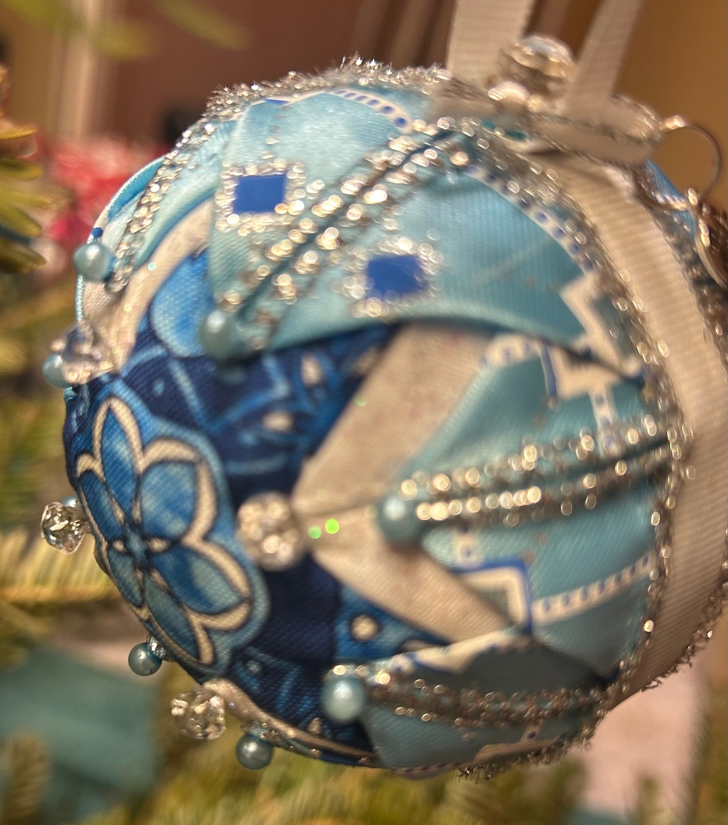 3" Fabric Christmas Ornament