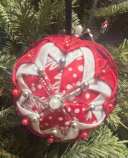 3" Fabric Christmas Ornament