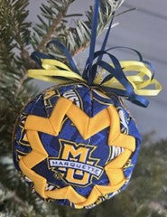 3" Fabric Christmas Ornament - Marquette University