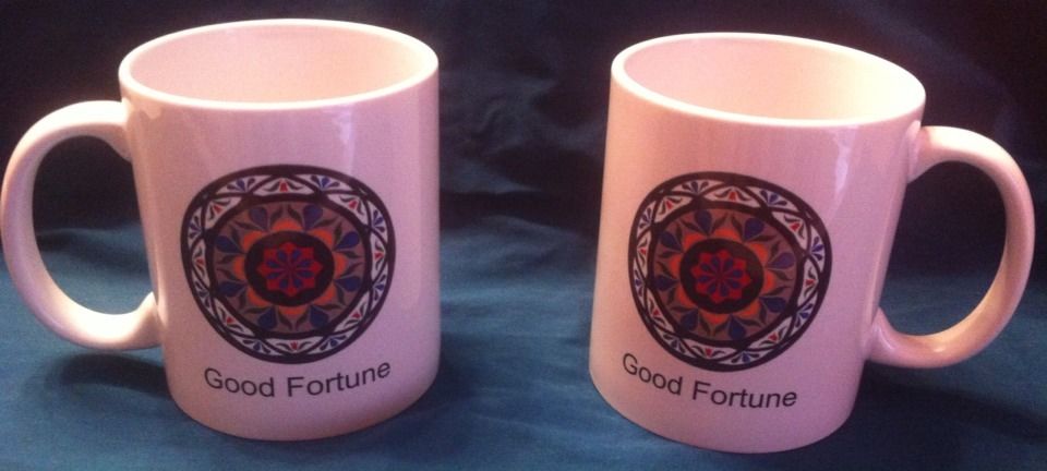 Coffee Mug - 8 oz. - " Good Fortune " Original artwork reproduction