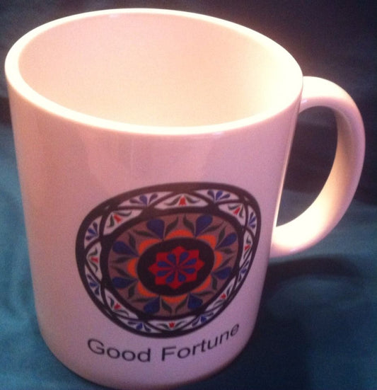 Coffee Mug - 8 oz. - " Good Fortune " Original artwork reproduction